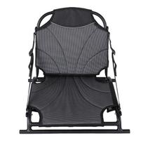 Kayak Seat Adjustable Strap Lightweight Foldable Canoe Seat with Back Support for Kayaking Canoeing Rowing Drifting gray