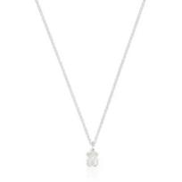 [TOUS] Sidabrinis Icon spalvos perlų lokio karoliai 1004294800 white