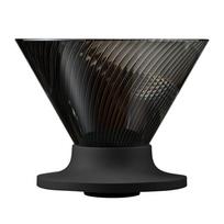 HARIO V60 NEO Dripper VDN-02-B Tritan Spiral 72 Ribs 1-4 Cup Black Resin Hand Drip Pour Over Coffee Maker Made in Japan juoda