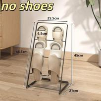 Slipper Holder Rack 3/4 Tier 1Pcs Space-saving Shoe Storage Organizer for Living Room Indoor Household Organization A3 white