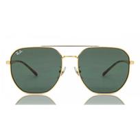 Ray Ban Rb3724d Asian Fit 001 71 Unisex Sunglasses Gold/59 gray