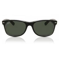 Ray Ban Unisex New Wayfarer Color Mix 6052 Sunglasses Top Black On Transparent/52-18-145 black