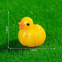 Micro-landscape Creative Halloween Ghost Devil Little Yellow Duck Decorative Accessories Mini Ornaments 2# yellow