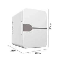6L Car Mini Fridge Beauty Cosmetics Mask Makeup Skincare Refrigerator Semiconductor USB Heated Cooling Dormitory Refrigerator pilka