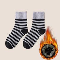 1/5 poros žieminių merino vilnos kojinių vyrams, super storos, šiltos, aukštos kokybės, Harajuku retro sniego, kasdienės, nuo šalčio, kašmyro kojinės vyrams 5pairs black