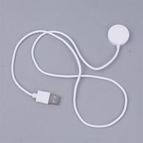 1 vnt. baltas laikrodžio įkroviklis įkrovimo laidai USB įkroviklis magnetinis belaidis įkroviklis