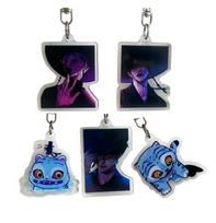 K-POP DEMON HUNTERS Keyring Set (Saja Boys Jinwoo · Baby · Derpy) 5Pcs black