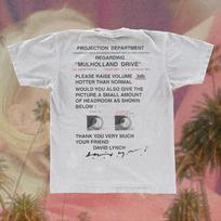 Mulholland Dr. T-Shirt David Lynch Projection Instructions Streetwear Tee Unisex T-Shirt XXXXL gray