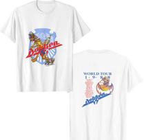 1988 Dokken - Monsters of Rock World Tour T-Shirt Heavyweight T-Tshirt Unisex T-Shirt XXXXL white