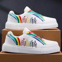 Spring-autumn Thick Sole Man Green Sports Shoes Casual Walking Boots Sneakers Latest Collection Original Tines 44 brown
