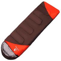 JUNGLE KING Newest Outdoor Camping Envelope Sleeping Bag Autumn and Winter Camping Sleeping Bag Rectangular Quilt 1.7kg raudona