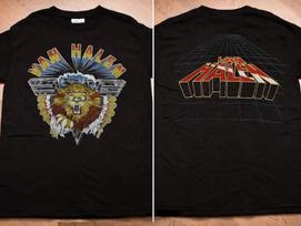 Van Halen Live 1982 Diver Down Tour TShirt 1982 Van Halen Lion Logo TShirt Unisex T-Shirt XXXL