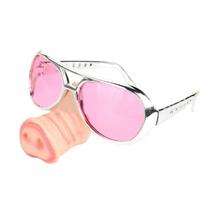 Creative Pig Big Nose Glasses Halloween Funny Cosplay Costumes Accessories Festival Party Prank Props Eyewear For Adults Kids OneSize rožinė