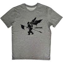 Linkin Park Unisex T-Shirt: Street Soldier (X-Large) S gray