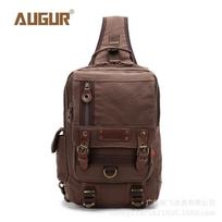 AUGUR new cross-mirror goods single shoulder backpack diagonal back chest bag unisex single back dual-purpose small backpack