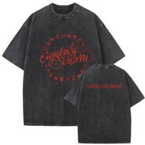 Florence The machine Everybody Scream Tour 2026 Vintage Washed t-shirts Men Women Pop Fans Fashion Clothing short sleeve t shirt S
