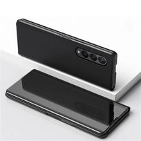 For Samsung for Galaxy Z Fold 3/4/5/6/7Folding Shockproof PC Bumper Case Leather Back Acrylic Mirror Mobile Phone Cover For Samsung Z Fold 3 juoda