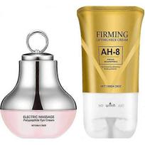 AH-8 Firming Neck Cream + Electric Massage Eye Cream, Neck-Eye Care Tightening & Revitalizing Set, Eye & Neck Treatment, Smooth of Fine Lines, Skin Mo 1pc