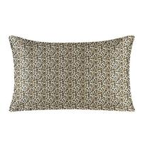 Both Sides 100% Mulberry Silk Pillowcase With Zipper 16MM Printed Colors Pillow Case Customizable Home 40x60cm beige