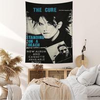 Rock Band The C-Cure DIY Wall Tapestry Hanging Tarot Hippie Wall Rugs Dorm Home Decor 100X70CM