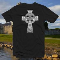 Celtic Cross #2 COTTON T-SHIRT Irish Viking Rune Saxon Christian Symbol Unisex T-Shirt S