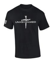 Mens Christian Shirt Nail Cross Unashamed Short Sleeve T Shirt Mens Kids Womens Boys girls childrenTops Tees Unisex Graphic Tee 100
