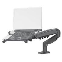 2 in 1 NB NEW F80 + FP-2 for 17-30' Monitor + 10'-17' Laptop Desktop Holder Notebook Computer Mount Stand Laptop Clamp