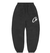 Cross-border American hip-hop corteiz print hooded sweater set couple street sweatpants casual sweatpants XS