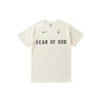 Nike x Fear Of God X NBA T Shirt Men's Light Ivory White CU4699-133 XS