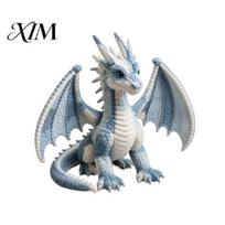 Easy Stitching Kits for Beginners Flying Dragon Patchwork DIY Kit Collection, Handmade Animal Sewing Kit, Engaging Handicraft Shop Supplies Art Adults