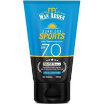 Man Arden Sunblock Sports Sunscreen Spf 70 For All Skin Types 100ml