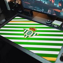 Real Betis Mouse Pad Large Gaming Table Cushion Non-slip Laptop Tablet Big Mousepad XXL Mat Mini PC Playmat With Lock edge_xia 30cmx60cm(11.8x23.6inch)