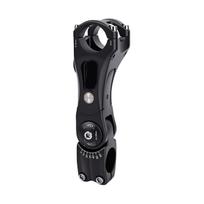 Suspension Bike Stem Adjustable Aluminum Alloy Bike Handlebar Stem for Mountain Gravel Road Bicycle 31.8x135mm black