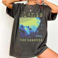 Vintage Alanis Morissette T-Shirt – 90s Rock Concert Merch. S