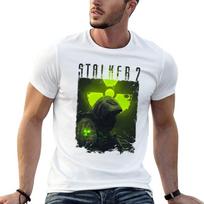 Toxic Stalker 2 Heart Of Chernobyl 2024 Art Tshirt Basic Crew Neck Short Sleeve Top S black