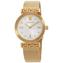 Versace moteriškas Meander Greca kvarcinis laikrodis VELW00820 sidabras