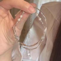 Fishtail Bracelet Female Mobius Ring Bracelet Ins Light Luxury Niche Design brown