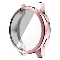 Apsauginis dėklas skirtas Garmin Venu 2 / 2S Smart Watch TPU padengimo apsauginis rėmas, skirtas Garmin Vivoactive 4S / 4 buferio priedams Garmin Venu 2S gryna