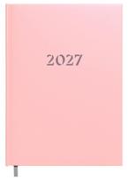 Darbo knyga - kalendorius 2027 m., A5, rožinės sp.