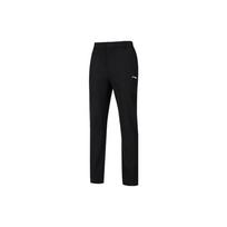 Li Ning Training Series Solid Color Straight Leg Knitted Sports Pants Women Pants Black AYKT810-1 XL white
