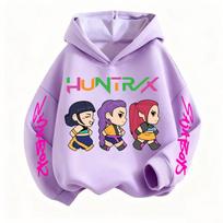 Kids Hoodies & Sweatshirts  K-POP Demon Hunters Halloween Fashion Unisex Kids Hoodie 110