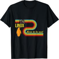 Linux Born To Be Root the Nerd Heaven for Computer scientist T-Shirt S įvairiaspalvis