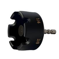 Quick Release Nut Drill Bit Socket High-Hardness 3/8 1/4 1/2 Nut Zipper Drill Attachment Hex Shank Adjustable Nut Remover