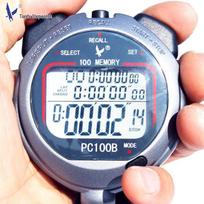 Tianfu PC100B Waterproof Digital Stopwatch Timer gray