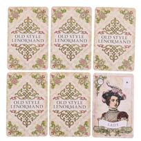 Senojo stiliaus Lenormand Oracle korta Taro kortų vakarėlio pranašystės stalo žaidimas 1 PCS beige