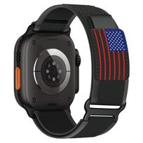 Trail Loop Strap for Apple watch Ultra 3 Band Ultra2 49mm 44mm 45mm 46mm 42mm Nylon Correa Bracelet iWatch Series 10 11 9 8 7 SE 38 40 41 S11-42mm black