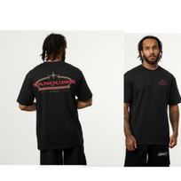 REVOLVE CROWN Fitness Training Art Street Fashion Leisure TShirt Mens and Womens Luxury Brand Top S black