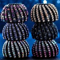 Random Color Rhinestone Bird'S Nest Hair Bun Women'S Rhinestone Bun Ponytail Clip Hairpin Hair Accessories gray