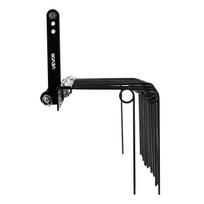150 cm Tow Behind Landscape Rake, 3 Point Hitch Lawn Dethatcher Rake, 26 Spring Steel Tines, for Category 1 Tractors, Heavy Duty & Rust-Resistant