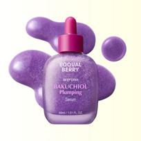 EQQUALBERRY Vitamininis šviesinantis / Bakuchiol putlinantis serumas 30ml Bakuchiol